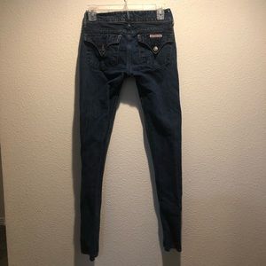 Hudson Collin Skinny Jeans with flap back pocket
